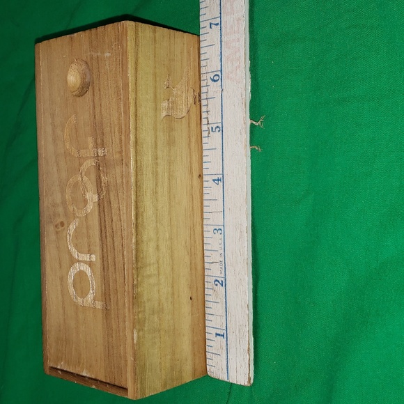 Bundle of Two Wooden Boxes Proof Sunglass Box + Smaller Hinge and Latch Box - Picture 6 of 11